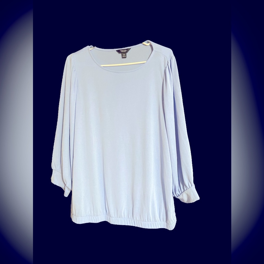 Simply Vera Wang XXL pale blue top
